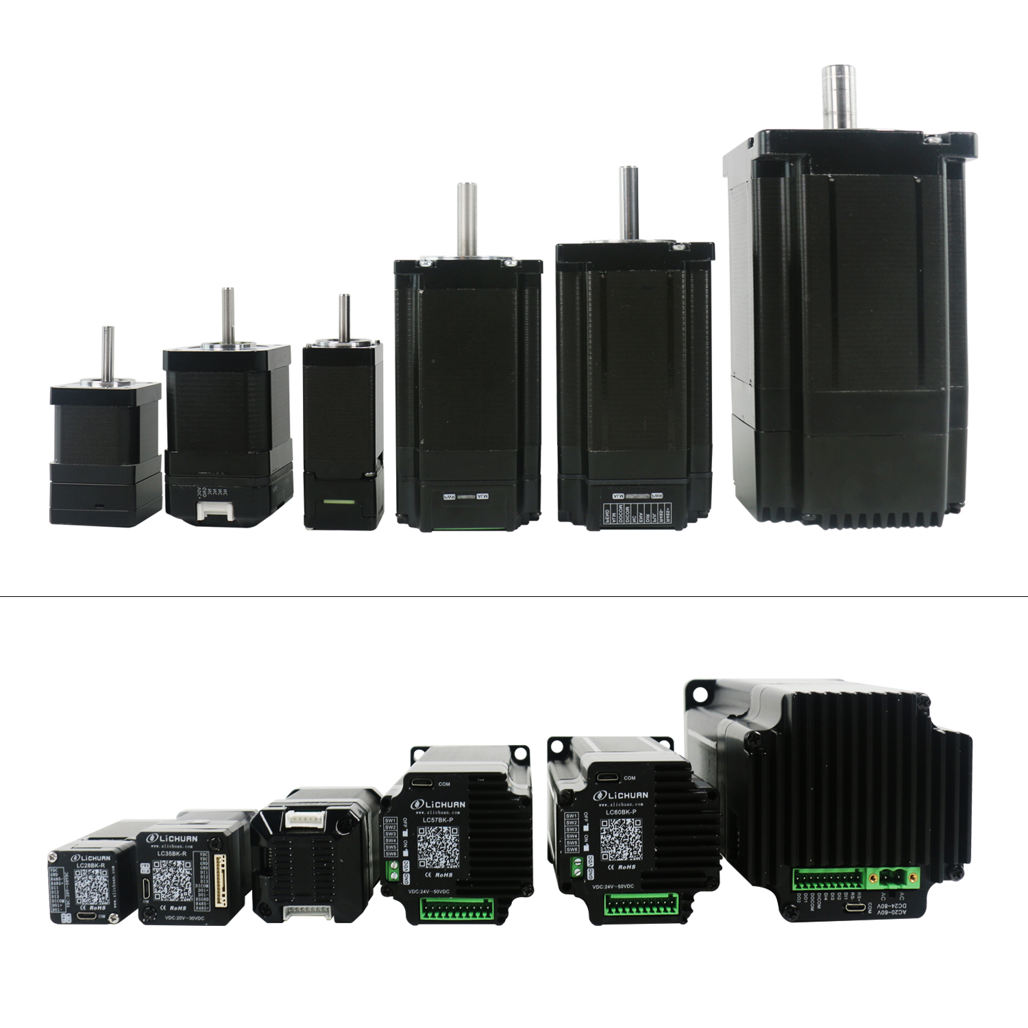 새로운 출시 : Lichuan Backpack 유형 Open Loop Closed Loop Integrated Stepper Motor의 Shenzhen Xinlichuan Electric Co., Ltd.