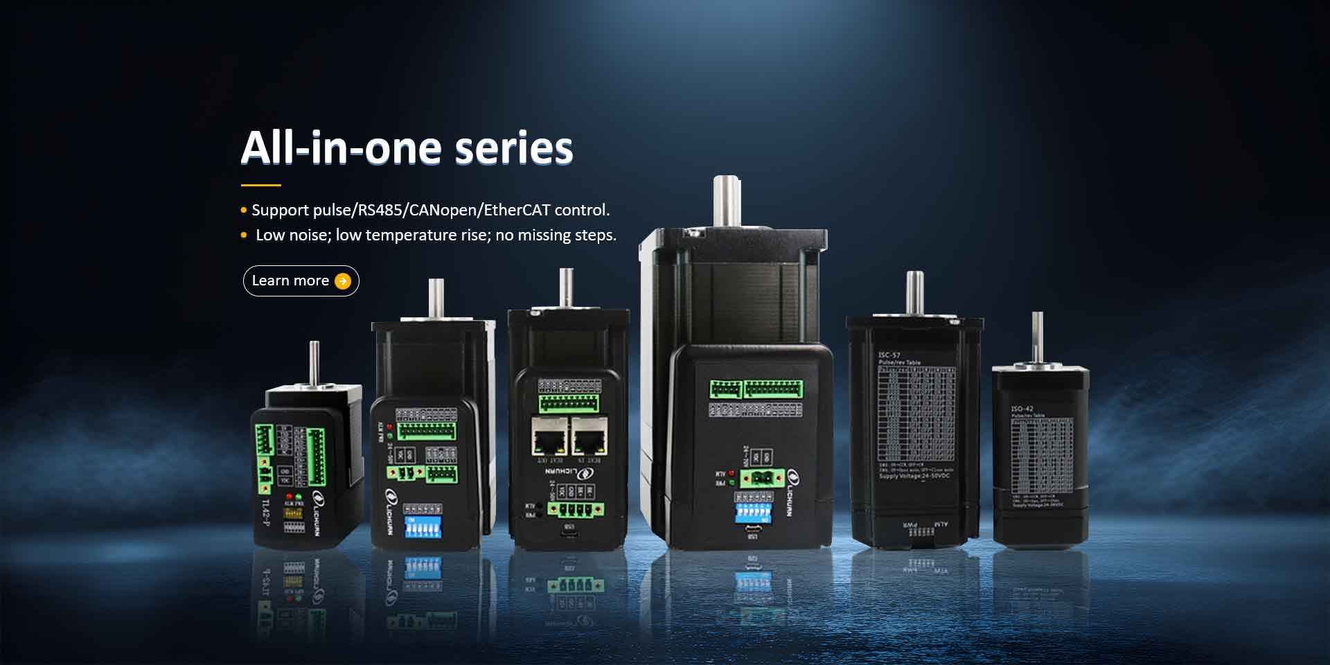 중국 폐쇄 루프 개방형 루프 통합 스테퍼 모터 공급 업체